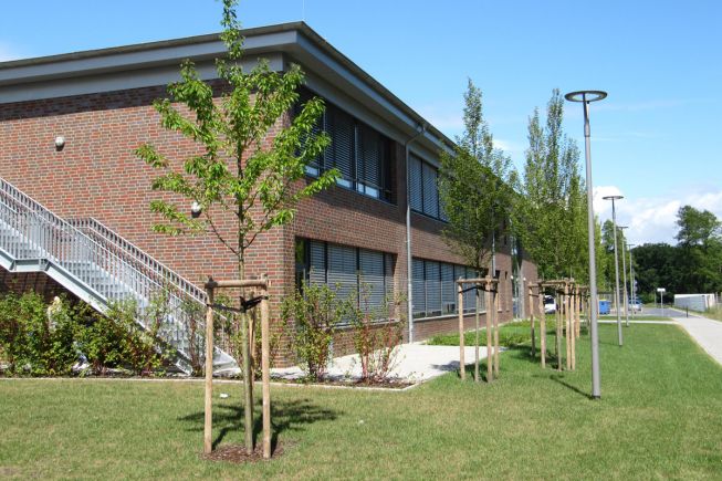 Im neuen Jahrgangshaus der Oberschule Jesteburg sind die allgemeinen Unterrichträume der Klassen angeordnet. (alle Bild: VBD)