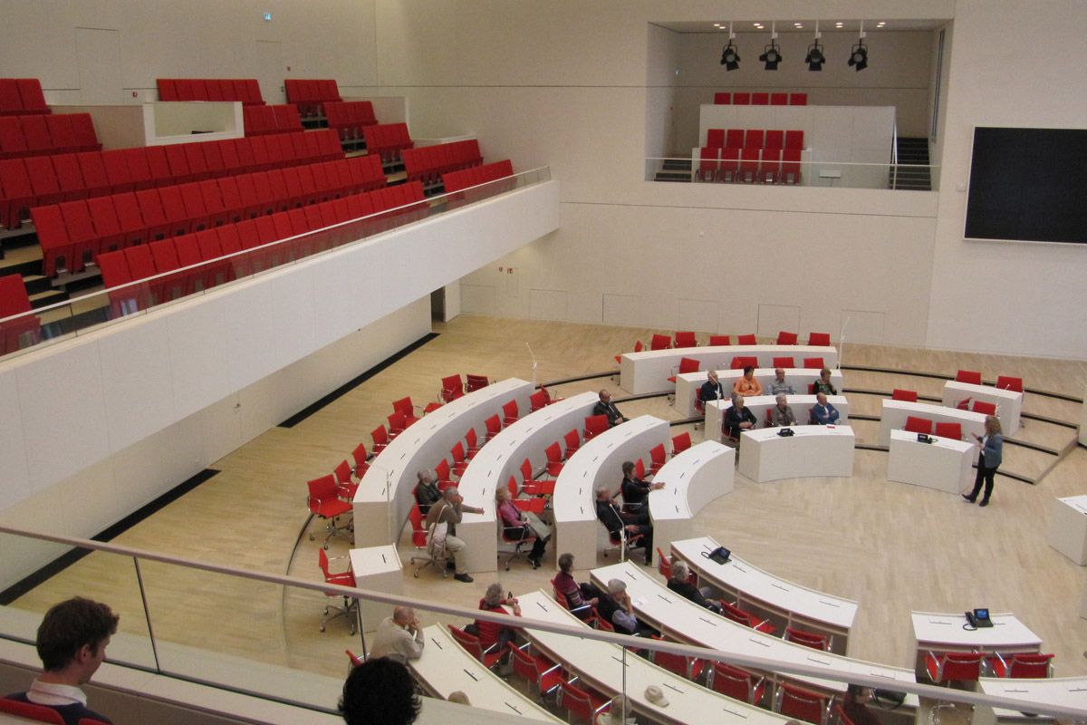 Der neue Plenarsaal.