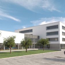 Neubau des zentralen Rathauses und einer Veranstaltungshalle in der Stadt Meckenheim
