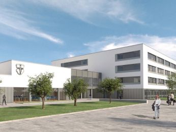Neubau des zentralen Rathauses und einer Veranstaltungshalle in der Stadt Meckenheim