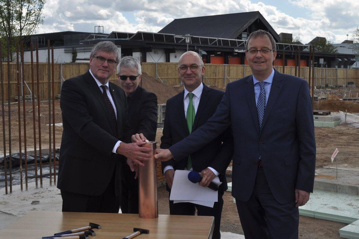 Grundsteinlegung in Meckenheim Grundsteinlegung in Meckenheim