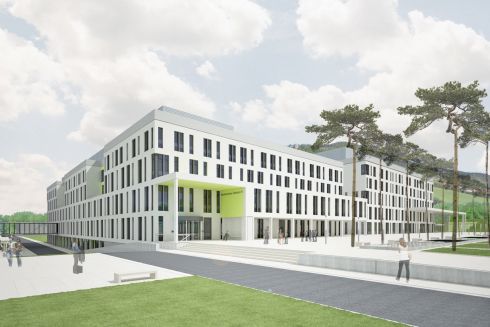 Neubau des 2. Bauabschnitts am Universitätsklinikum Jena