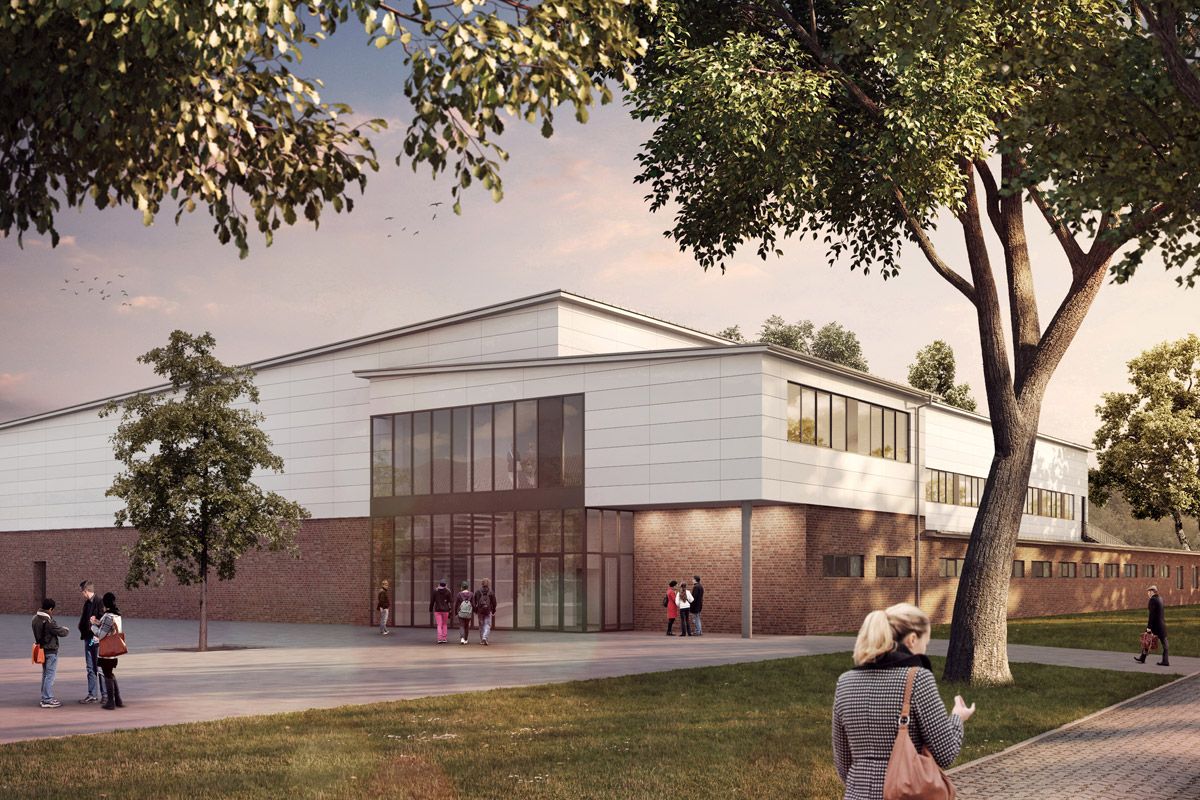 Neue Vierfeldsporthalle im Heidekreis Neue Vierfeldsporthalle im Heidekreis