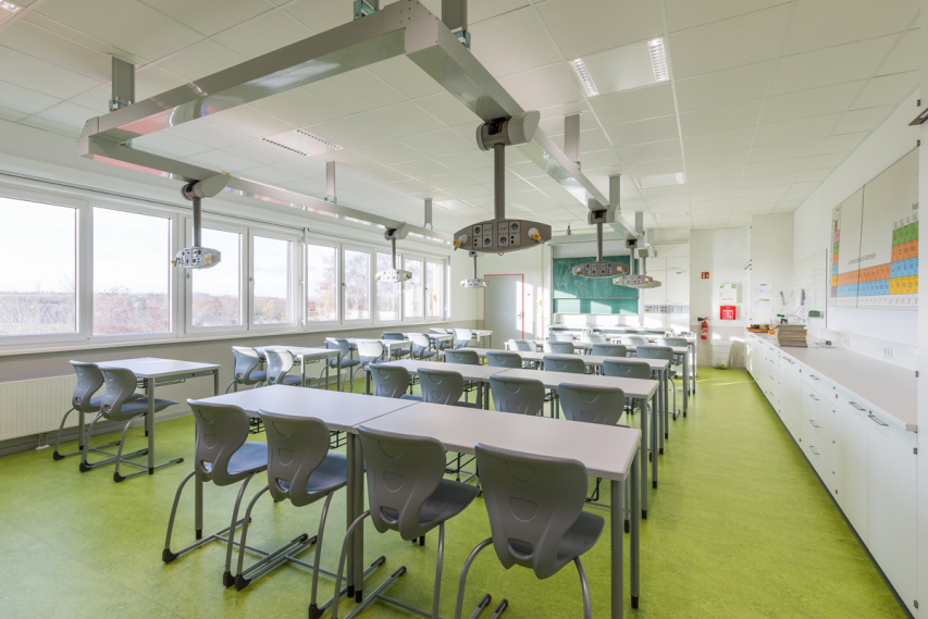 Die neuen Unterrichtsräume der TGS Die neuen Unterrichtsräume der TGS