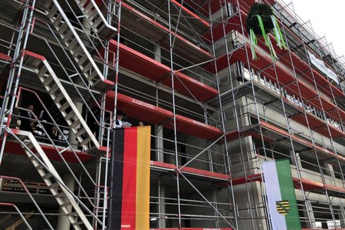 Richtfest in Sachsen für das Deutsche Zentrum für integrative Biodiversitätsforschung (iDiv) 