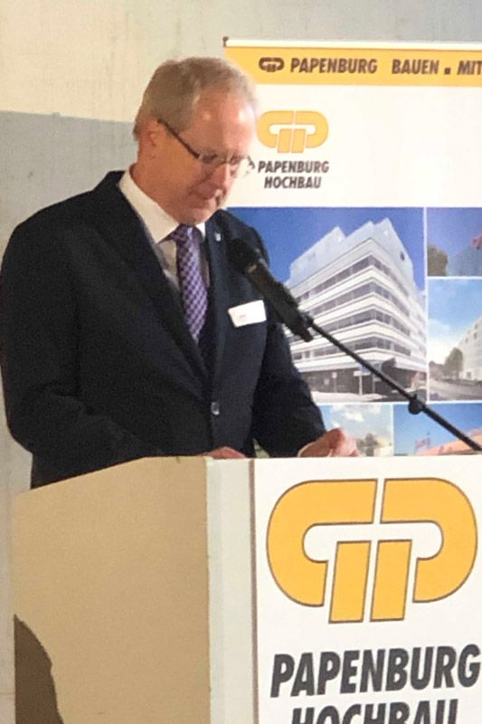 Oberbürgermeister Stefan Schostok (SPD) bei der feierlichen Rede. (Bilder: VBD)
