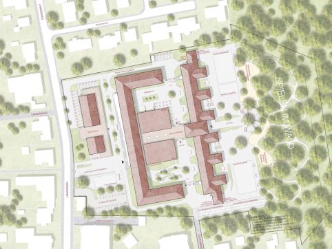 Erweiterungsbau für das Gymnasium Langen im Landkreis Cuxhaven in zwei Bauabschnitten
