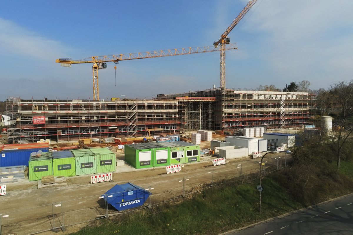 Baufortschritt beim neuen Kreishaus Uelzen Baufortschritt beim neuen Kreishaus Uelzen