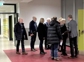 Projektbesuch des Gymnasiums am Mühlenberg