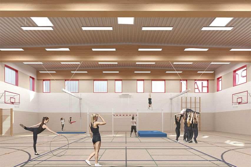 Visualisierung einer Innenperspektive