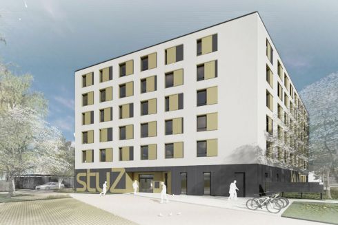 Vertragsunterzeichnung für den Neubau eines Studentenwohnheims in Zwickau