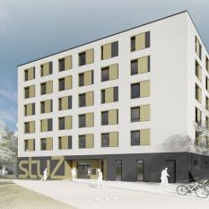 Vertragsunterzeichnung für den Neubau eines Studentenwohnheims in Zwickau