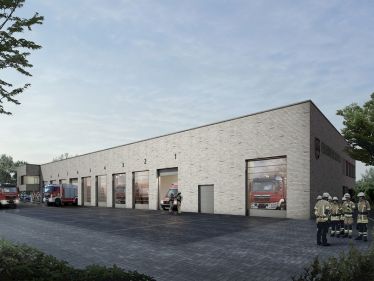 Ersatzneubau eines Feuerwehrgebäudes in der Stadt Reinfeld 