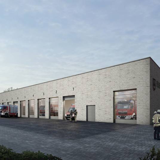 Ersatzneubau eines Feuerwehrgebäudes in der Stadt Reinfeld 