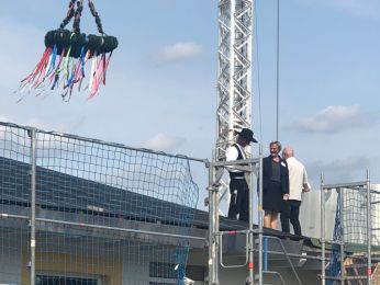 Richtfest für die „Schule ohne Grenzen“ in Berlin-Spandau