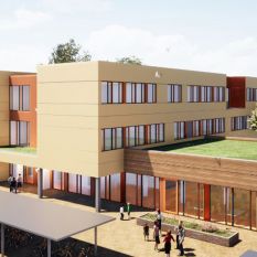 Vertragsunterzeichnung für den Erweiterungsbau einer Grundschule in Petershagen/Eggersdorf